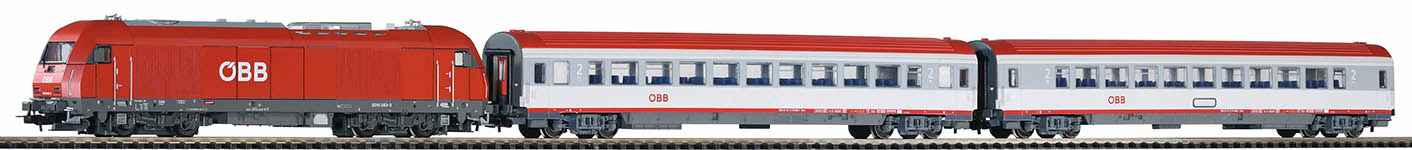 PIKO 59017 - H0 - Digital-Startset Rh 2016 mit 2 Personenwagen, ÖBB, Ep. VI